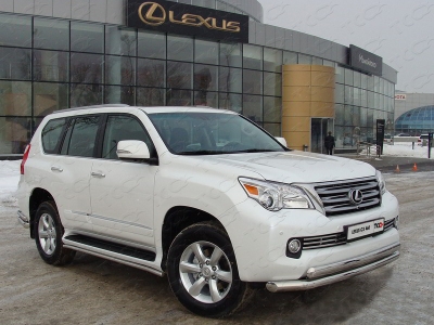 Накладка решётки радиатора 16 мм ТСС для Lexus GX460 2010-2013