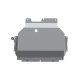 Защита картера и коробки передач (с креп.) для FAW Bestune B70 (2020-н.в.) 2.0 бен. AT (алюминий, 3 мм) / ФАВ Бестюн Б70