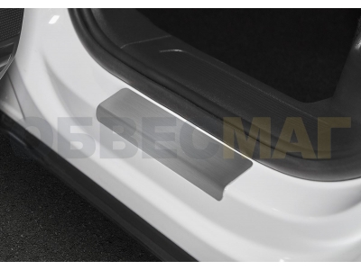 Накладки порогов Rival с надписью 4 штуки для Volkswagen Tiguan 2016-2021