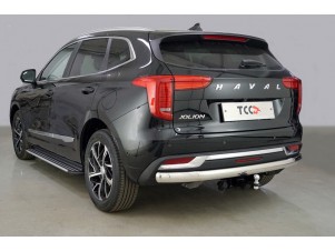 Защита задняя (овальная) 75х42 мм для Haval Jolion 1.5 2021 – н.в. HAVJOL21-32